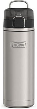 THERMOS ICON SERIES, Stainless Steel Water Bottle with Spout - 24 Ounce, Matte Stainless Steel - Vacuum Insulated Water Bottle with Lid