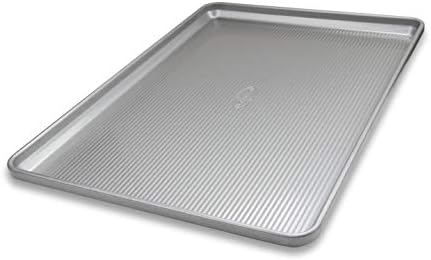 USA Pan Bakeware Heavy Duty Half Sheet, Warp Resistant Nonstick Baking Pan