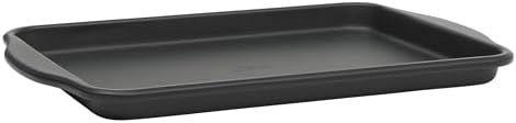 Oster Teston 13 x 9 Inch Cookie Sheet, Nonstick Carbon Steel Baking Pan, Matte Black, PFAS-Free, Warp-Resistant, Easy Clean Bakeware