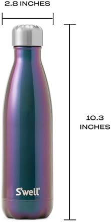 S’well Stainless Steel 17oz Water Bottle, Supernova Design, Triple-Layer Vacuum Insulation Keeps Drinks Cold 36 Hours and Hot 18 Hours, BPA Free