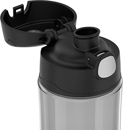 THERMOS FUNTAINER 16oz Plastic Bottle with Spout Lid, Black
