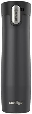 Contigo West Loop 3.0 Stainless Steel Insulated Travel Mug, Leak Proof with AutoSeal Lid, 24oz, Matte Black