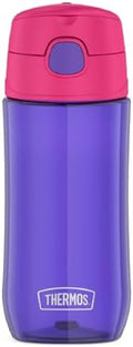 THERMOS FUNTAINER 16oz Plastic Bottle with Spout Lid, Purple