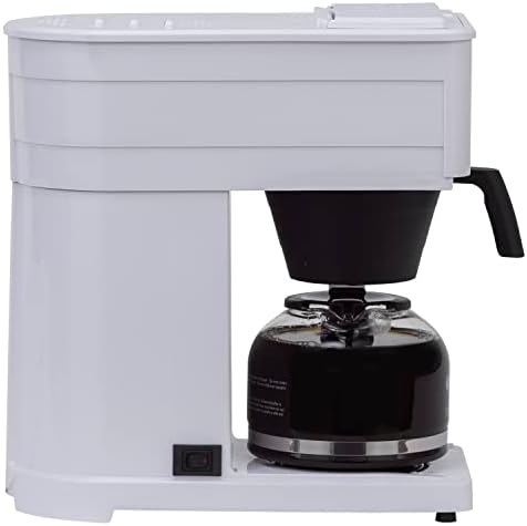 BUNN GRW Velocity Brew 10-Cup Home Coffee Brewer, White