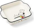 Lenox Chef Snoopy Stoneware Square Baking Dish