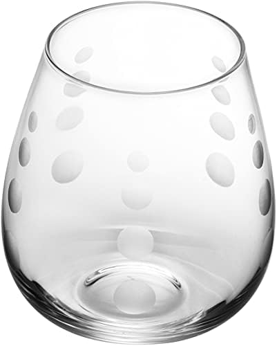 Mikasa Cheers Stemless Wine Glass, 14-Ounce, Set of 4