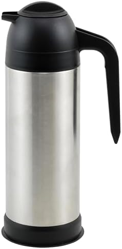 Winco 33 oz Silver Vacuum Insulated Coffee/Server, Coffee/Cream Server