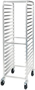 Winco 20-Tier Aluminum Sheet Pan Rack with Brake