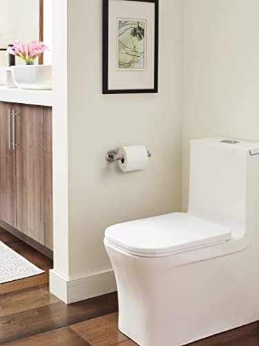 Amerock Arrondi 7-1/4" Stainless Steel Single Post Toilet Paper Holder