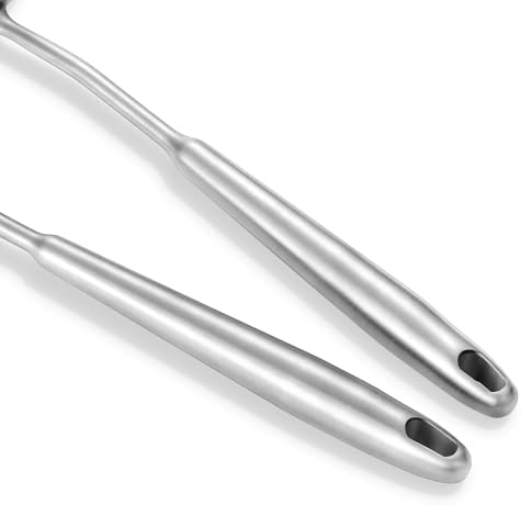 15" Wok Spatula and Ladle,Skimmer Spoon, Slotted Turner Spatula,304 Stainlss Steel Matte Kitchen Utensils Set,4PCS Wok Accessories,Cooking Utensils Tools