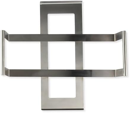 Nordic Ware 14-Inch Square Pizza and Baking Stone, Oven Safe and Grill Safe Cordierite with Stainless Holder