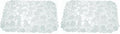 iDesign Pebblz Large Plastic Sink Grid, Non-Skid Dish Protector Mat for Kitchen, Bathroom, Basement, Garage, 11.75" x 15.75" - Clear (Pack of 2)