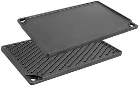Lodge Reversible Cast Iron Grill/Griddle Pan XL, 16.75 x 11.5 Inches