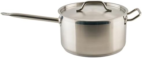 Winco 10 qt Stainless Steel Sauce pan with Cover