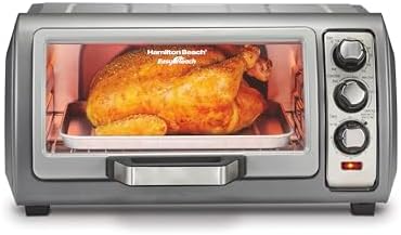 Hamilton Beach Easy Reach 6 Slice Countertop Convection Toaster Oven