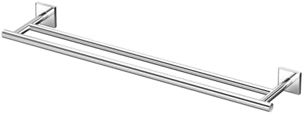 Gatco 5614 Mode Double Towel Bar, Chrome/Wall Mounted 24 Inch Double Towel Holder Rack for Bathroom