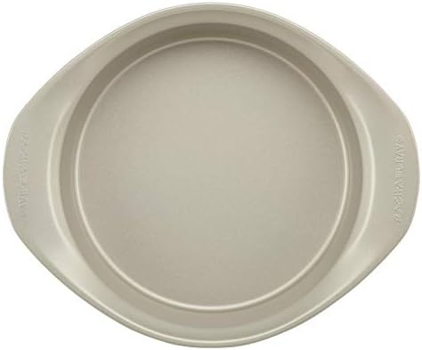 Rachael Ray Nonstick Bakeware Set without Grips includes Nonstick Bread Pan, Baking Pans, Cake Pans, Cookie Sheet / Baking Sheet - 10 Piece, Silver