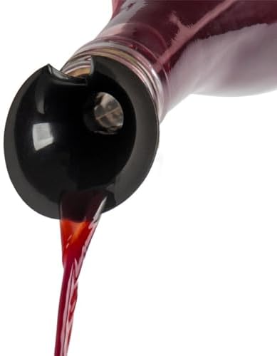 OTOTO 2 in 1 Wine Stopper & Pourer - Wine Cap, Wine Cork - Vampire, Halloween Gifts, Emo Accessories, Gothic Kitchen, Goth Gifts, Bat, Kitchen Gadgets - (Count Corkula)