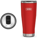 THERMOS ICON SERIES, Stainless Steel Tumbler with Slide Lock, 18 Ounce, Crimson