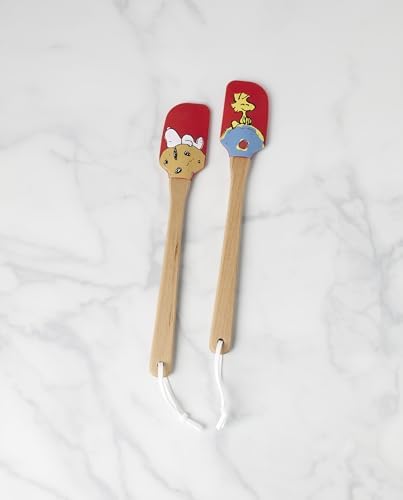 Lenox 898262 Chef Snoopy Spatulas, Set Of 2, Red