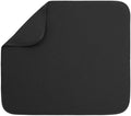 S&T INC. Dish Drying Mat, 16" x 18", Large, Black