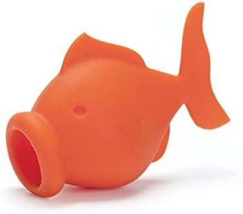 Peleg Design Egg Separator for Raw Eggs – Silicone Egg Yolk and White Separator, YolkFish Lips Swallow Release – Cute Kitchen Tool Gadget for Cooking/Baking
