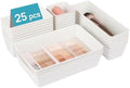 Vtopmart 25 Pack Plastic Drawer Organizers with Non-slip Rubber Pads