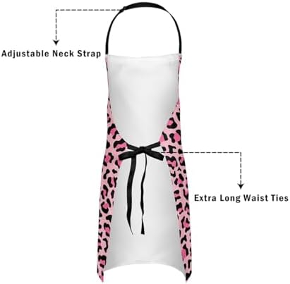 Castle Fairy Black Chef Apron Waterproof Aprons for Cooking Baking Painting