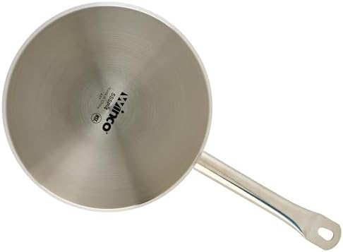 Winco 4 1/2 qt Heavy-Duty 4.5 qt Stainless Steel Sauce Pan with Cover