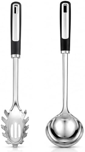 Stainless Steel Ladle and Pasta Server Set