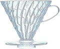 Hario V60 Plastic Coffee Dripper, Size 03, Clear