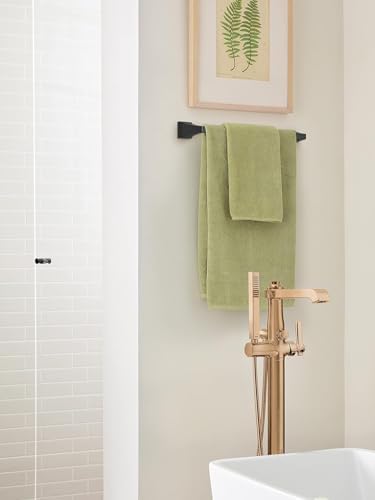 Amerock Mulholland 18" Matte Black Towel Bar