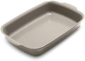 GreenPan Premiere Ovenware Healthy Ceramic Nonstick 13" x 9" Rectangular Baking Pan, PFAS-Free, Warp-Free Bakeware, Durable Quick Heating, Oven & Broiler Safe to 600F, Dishwasher Safe, Taupe