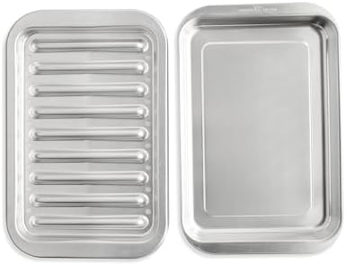 Nordic Ware Naturals Classic Broiler Pan, 2-Piece
