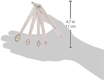 New Star Foodservice 42924 Stainless Steel Measuring Spoons Set - Image 3