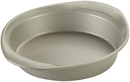 Rachael Ray Nonstick Bakeware Set without Grips includes Nonstick Bread Pan, Baking Pans, Cake Pans, Cookie Sheet / Baking Sheet - 10 Piece, Silver