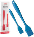 Kitchen Mama WaltzGrip Platinum Silicone Basting Pastry Brush, Blue