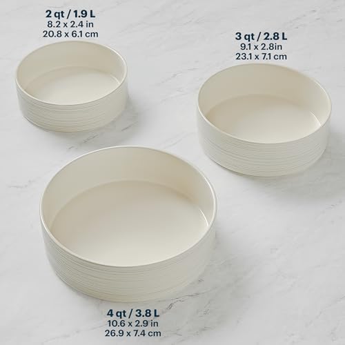 Pyrex 3-Piece Round Ceramic Nonstick Bakeware Set