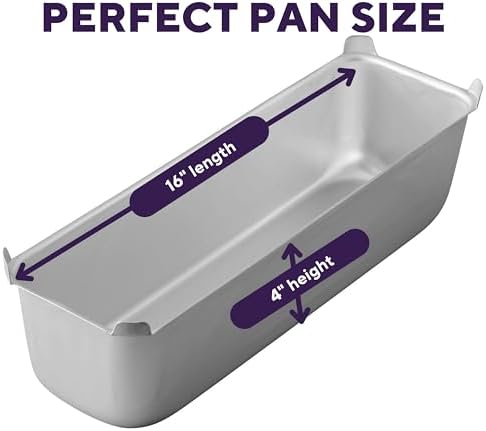 Wilton Aluminum Loaf Pan, Made Without PFAS, 16 x 4 in.