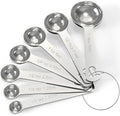 TILUCK Stainless Steel Measuring Cups & Spoons Set,Coffee Scoop Spoon