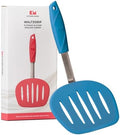 Kitchen Mama WaltzGrip Platinum Silicone Pancake Spatula Turner, Blue
