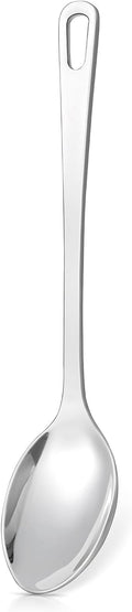 Stainless Steel Cooking Spoon, Solid Metal Serving Spoon, Heavy Duty Sturdy by Unknown