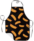 Sigouyinei Waterproof Kitchen Apron For Women Men Soft Bib Work With Pocket