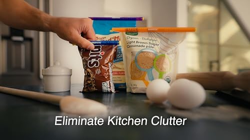 GripStic 12 Pack Assorted Food Bag Sealers Reusable Chip Clips Bag Clips