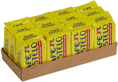 Café Bustelo Ground Coffee, Dark Roast, 6-Ounce Brick (Pack of 12)