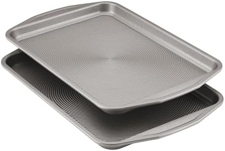 Circulon Nonstick Bakeware Set, Cookie Sheets for Baking Nonstick, 2-Piece, Gray