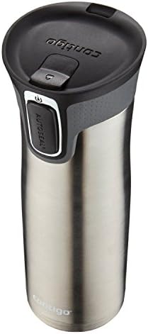 Contigo West Loop 20oz Stainless Steel Vacuum-Insulated Travel Mug Spill-Proof Keeps Drinks Hot for 5 Hours Cold for 12 Hours Perfect for Commuters and Travelers