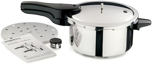 Presto 01341 4-Quart Stainless Steel Pressure Cooker