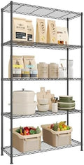 SONGMICS 5-Tier Bathroom Shelf, Storage Rack for Small Space
