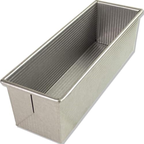 USA Pan Bakeware Pullman Loaf Pan, Large, Silver